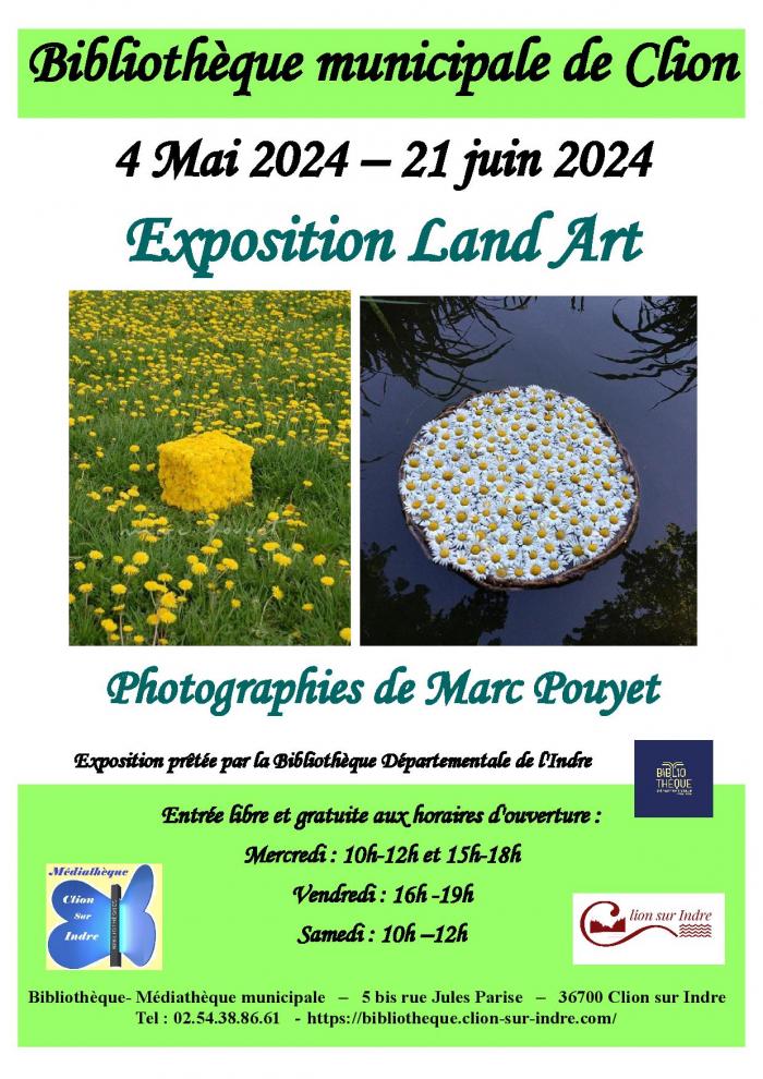Exposition Land Art Du 4 mai au 21 juin 2024