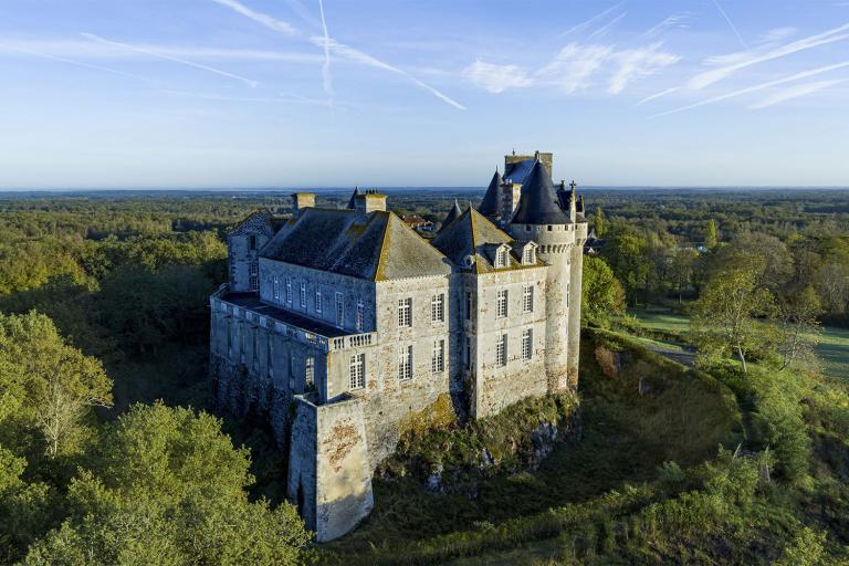 Le château du Bouchet à Rosnay - Agrandir l'image 2 sur 3, fenêtre modale